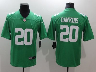 Philadelphia Eagles #20 Brian Dawkins Throwback Green Vapor Limited Jersey
