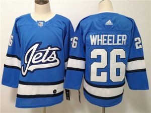 Winnipeg Jets #26 Blake Wheeler Alternate Blue Jersey