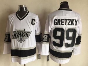 Los Angeles Kings #99 Wayne Gretzky 1993 Vintage CCM White Jersey