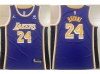 Los Angeles Lakers #24 Kobe Bryant Purple Statement Swingman Jersey