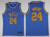 Los Angeles Lakers #24 Kobe Bryant Throwback Light Blue MPLS Swingman Jersey