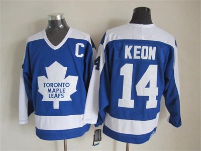 Toronto Maple Leafs #14 Dave Keon 1978 CCM Vintage Blue Jersey