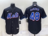 New York Mets #48 Jacob deGrom 2022 Black Cool Base Jersey