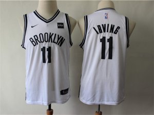 Youth Brooklyn Nets #11 Kyrie Irving White Swingman Jersey