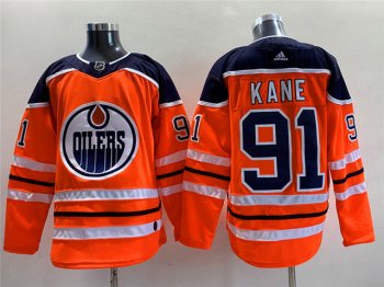 Edmonton Oilers #91 Evander Kane Orange Jersey