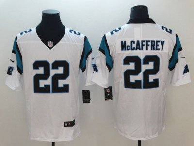 Carolina Panthers #22 Christian McCaffrey White Vapor Limited Jersey