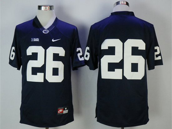 NCAA Penn State Nittany Lions #26 Saquon Barkley Navy College Football Jersey