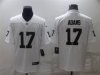 Youth Las Vegas Raiders #17 Davante Adams White Vapor Limited Jersey