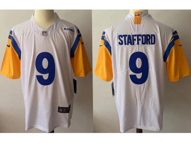 Los Angeles Rams #9 Matthew Stafford White Vapor Limited Jersey - Click Image to Close