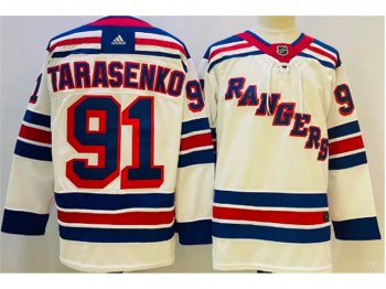 New York Rangers #91 Vladimir Tarasenko White Jersey