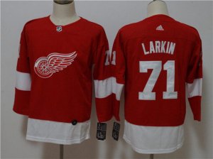 Women's Youth Detroit Red Wings #71 Dylan Larkin Red Jersey