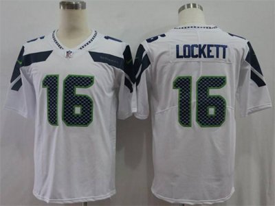 Seattle Seahawks #16 Tyler Lockett White Vapor Limited Jersey