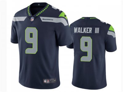 Seattle Seahawks #9 Kenneth Walker III Blue Vapor Limited Jersey
