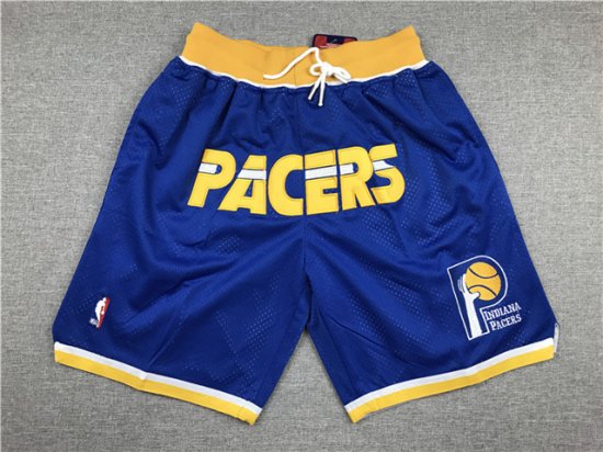 Indiana Pacers Just Don Blue Basketball Shorts