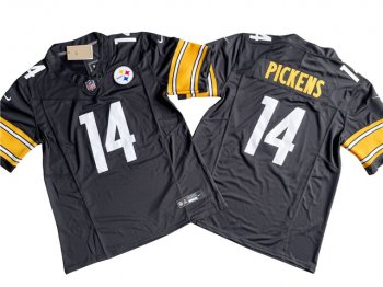 Pittsburgh Steelers #14 George Pickens Black Vapor F.U.S.E. Limited Jersey