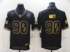 Pittsburgh Steelers #90 T.J. Watt 2020 Black Gold Salute To Service Limited Jersey