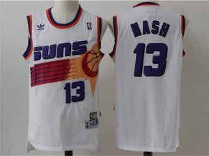 Phoenix Suns #13 Steve Nash White Hardwood Classic Jersey