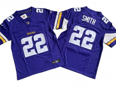 Minnesota Vikings #22 Harrison Smith Purple Vapor F.U.S.E. Limited Jersey