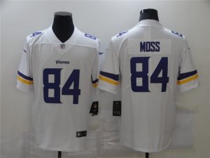 Minnesota Vikings #84 Randy Moss White Vapor Limited Jersey