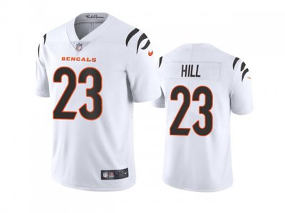 Cincinnati Bengals #23 Daxton Hill White 2022 Vapor Limited Jersey