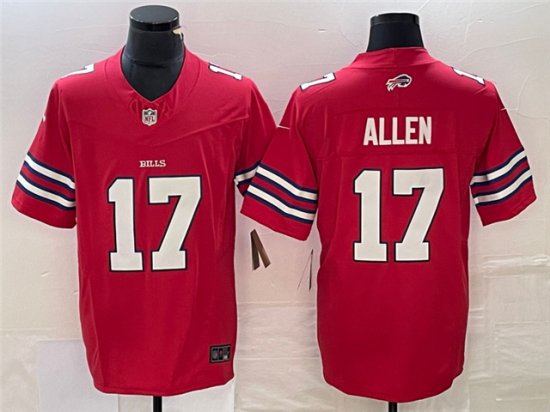 Buffalo Bills #17 Josh Allen Red Alternate Vapor F.U.S.E. Limited Jersey