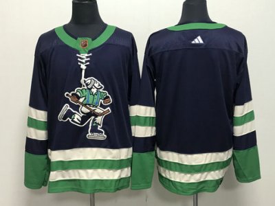 Womens Vancouver Canucks Blank Navy 2022/23 Reverse Retro Jersey