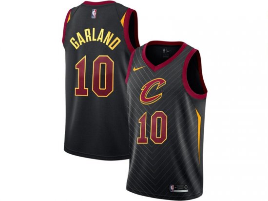 Cleveland Cavaliers #10 Darius Garland Black Statement Edition Jersey