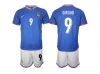 National France #9 Giroud Home Blue 2024/25 Soccer Jersey