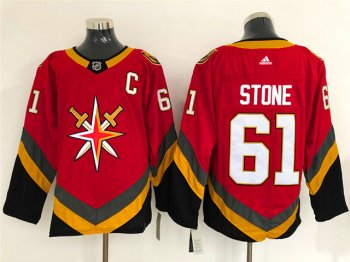 Vegas Golden Knights #61 Mark Stone Red 2021 Reverse Retro Jersey