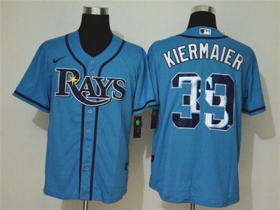 Tampa Bay Rays #39 Kevin Kiermaier Blue Cool Base Fashion Jersey