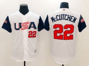 USA #22 Andrew McCutchen White 2017 World MLB Classic Jersey