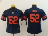 Women's Chicago Bears #52 Khalil Mack Alternate Blue Vapor Limited Jersey