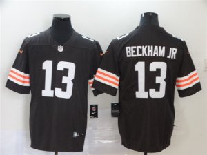 Cleveland Browns #13 Odell Beckham Jr. 2020 Brown Vapor Limited Jersey