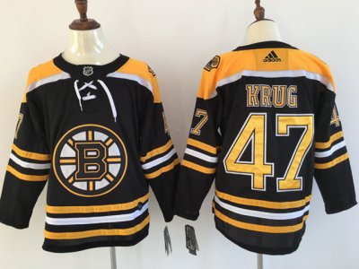 Boston Bruins #47 Torey Krug Black Jersey