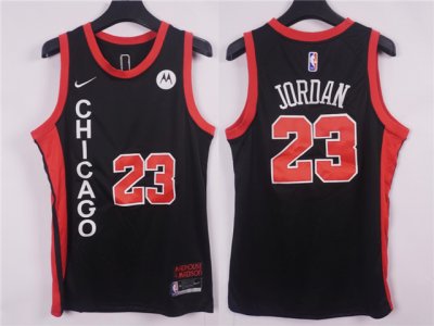Chicago Bulls #23 Michael Jordan 2023-24 Black City Edition Swingman Jersey