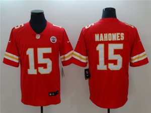 Youth Kansas City Chiefs #15 Patrick Mahomes Red Vapor Limited Jersey