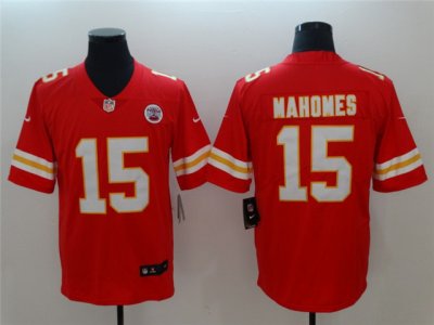 Youth Kansas City Chiefs #15 Patrick Mahomes Red Vapor Limited Jersey