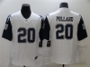 Dallas Cowboys #20 Tony Pollard White Color Rush Limited Jersey