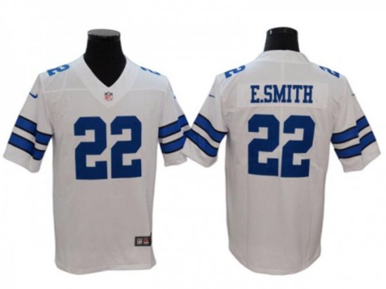 Dallas Cowboys #22 Emmitt Smith White Vapor Limited Jersey