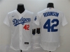 Los Angeles Dodgers #42 Jackie Robinson White 2020 Flex Base Jersey