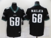 Philadelphia Eagles #68 Jordan Mailata Black Vapor Limited Jersey