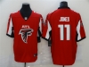 Atlanta Falcons #11 Julio Jones Red Team Big Logo Vapor Limited Jersey