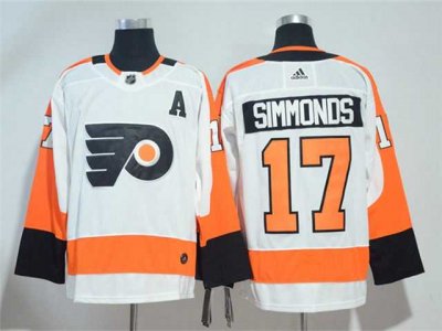 Philadelphia Flyers #17 Wayne Simmonds White Jersey