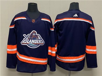 New York Islanders Blank Navy 2022/23 Reverse Retro Jersey