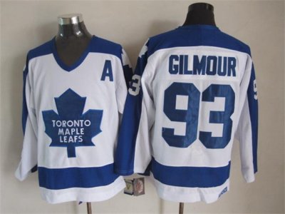 Toronto Maple Leafs #93 Doug Gilmour 1978 CCM Vintage White Jersey