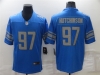 Detroit Lions #97 Aidan Hutchinson Blue Vapor Limited Jersey