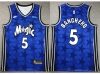 Orlando Magic #5 Paolo Banchero 2023-24 Blue Classic Edition Swingman Jersey