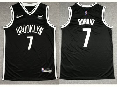 Brooklyn Nets #7 Kevin Durant Black Swingman Jersey