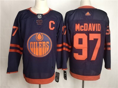 Edmonton Oilers #97 Connor McDavid Alternate Navy Jersey