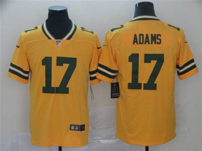 Green Bay Packers #17 Davante Adams Gold Inverted Limited Jersey